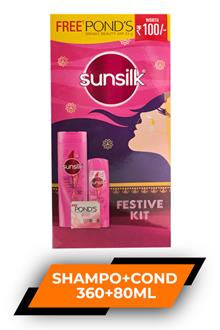 Sunsilk Pink Set Shampoo + Conditioner 360+80ml